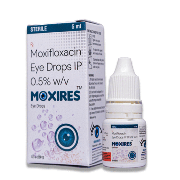 MOXIRES | Moxifloxacin Hydrochloride Ophthalmic Solution 0.5%
